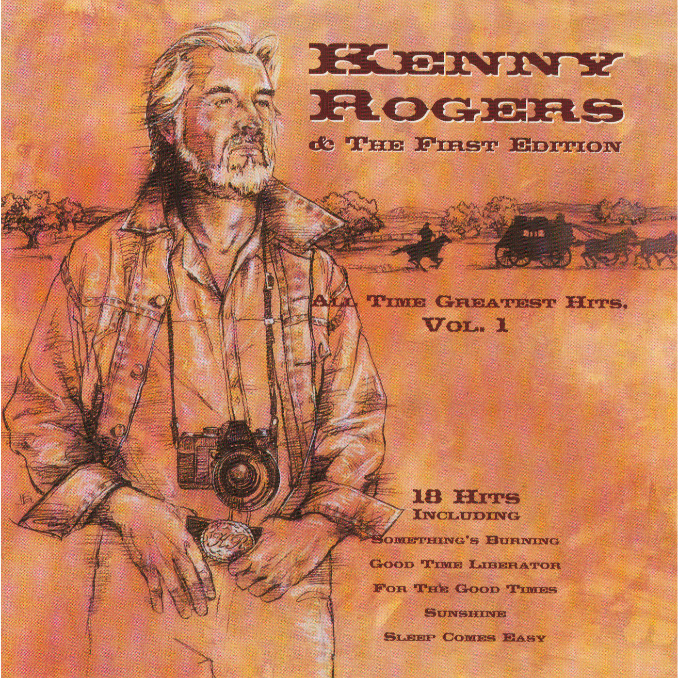 Kenny Rogers – All Time Greatest Hits, Vol. 1【44.1kHz／16bit】法国区-OppsUpro音乐帝国