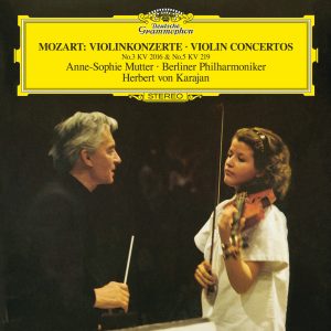 Anne-Sophie Mutter, Berliner Philharmoniker, Herbert von Karajan – Mozart：Violin Concerto No. 3 in G Major, K. 216; Violin Concerto No. 5 in A Major, K. 219【96kHz／24bit】-OppsUpro音乐帝国