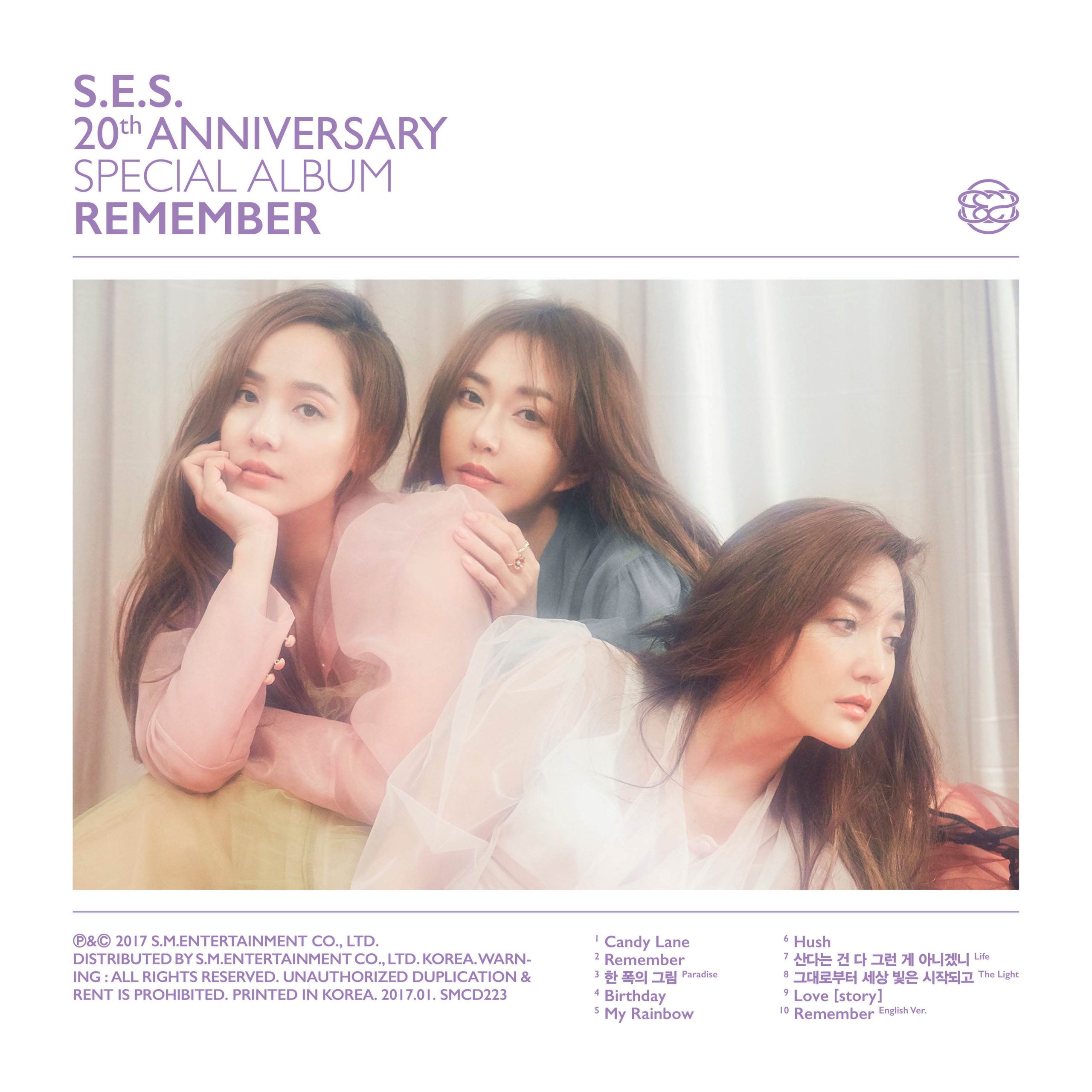 S.E.S. – Remember – S.E.S. 20th Anniversary Special Album【44.1kHz／16bit】英国区-OppsUpro音乐帝国