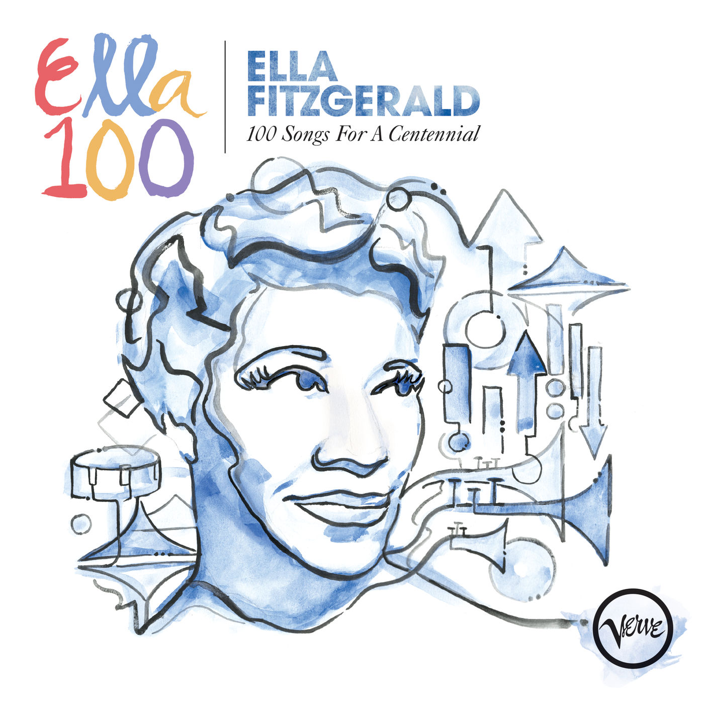 Ella Fitzgerald – 100 Songs For A Centennial【44.1kHz／16bit】法国区-OppsUpro音乐帝国