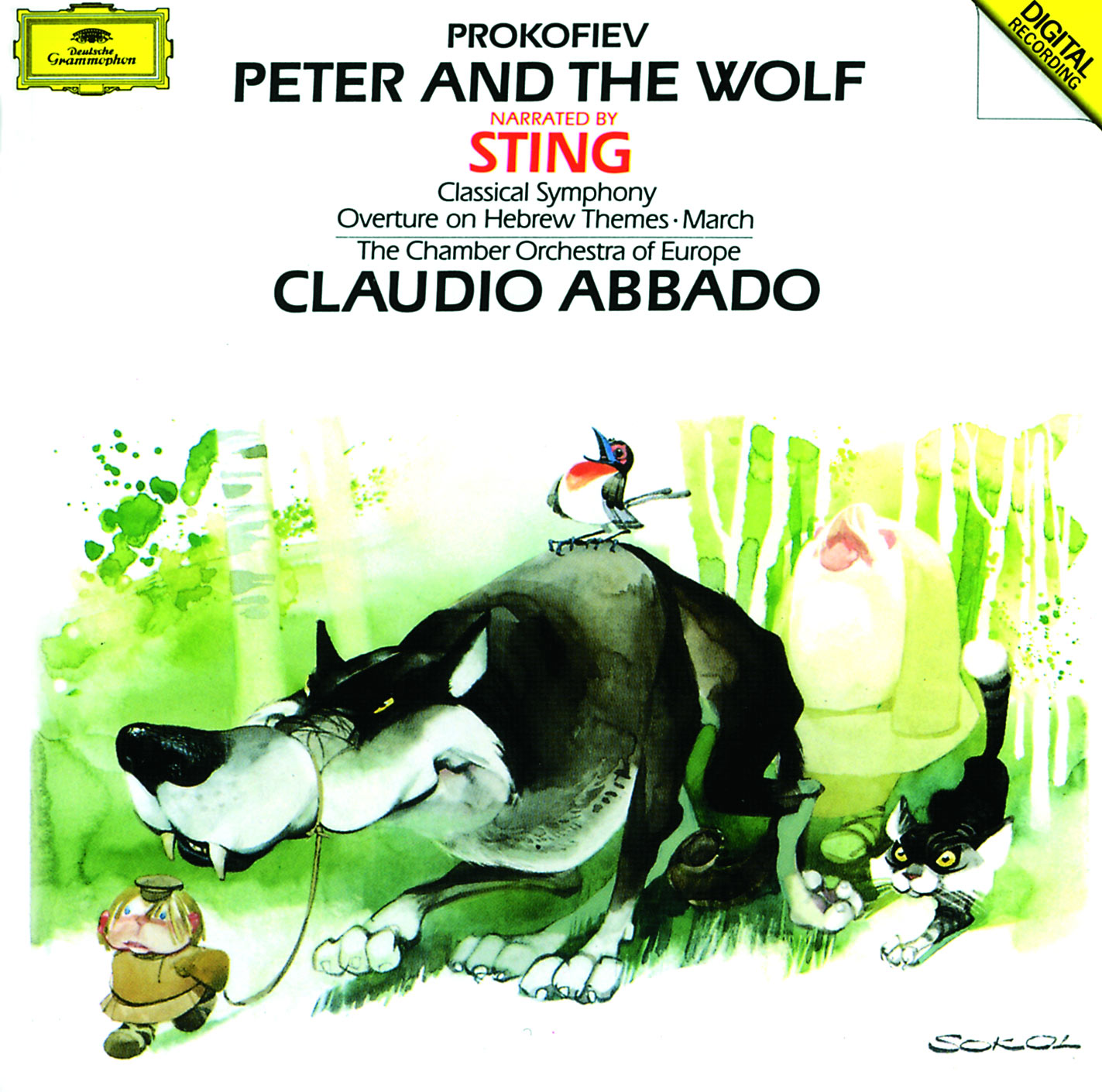 Sting – Prokofiev： Peter and the Wolf; Classical Symphony Op.25; March Op.99; Overture Op.34【44.1kHz／16bit】德国区-OppsUpro音乐帝国