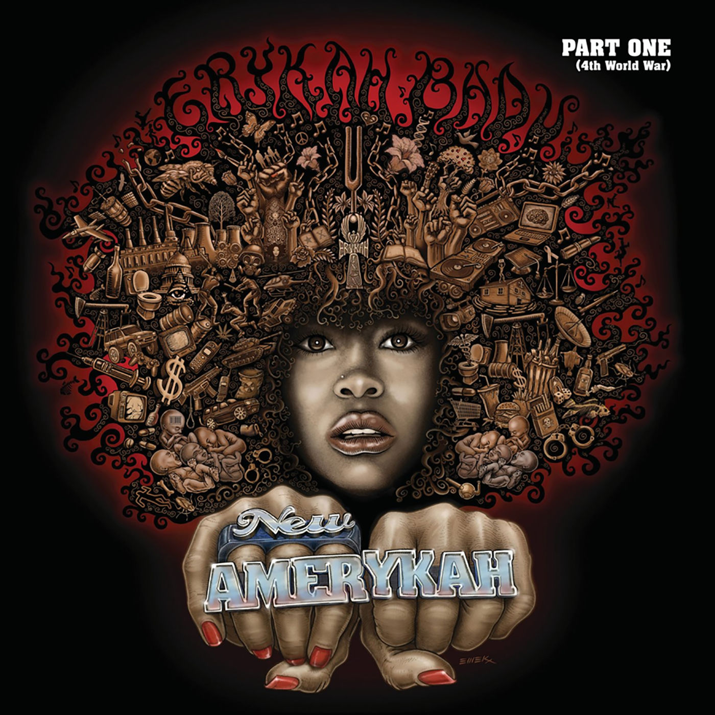 Erykah Badu – New Amerykah Part One (4th World War)Ⓔ【44.1kHz／16bit】爱尔兰区-OppsUpro音乐帝国