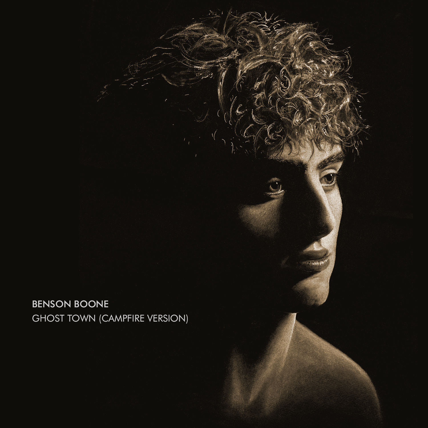 Benson Boone – GHOST TOWN (campfire version)【44.1kHz／24bit】法国区-OppsUpro音乐帝国