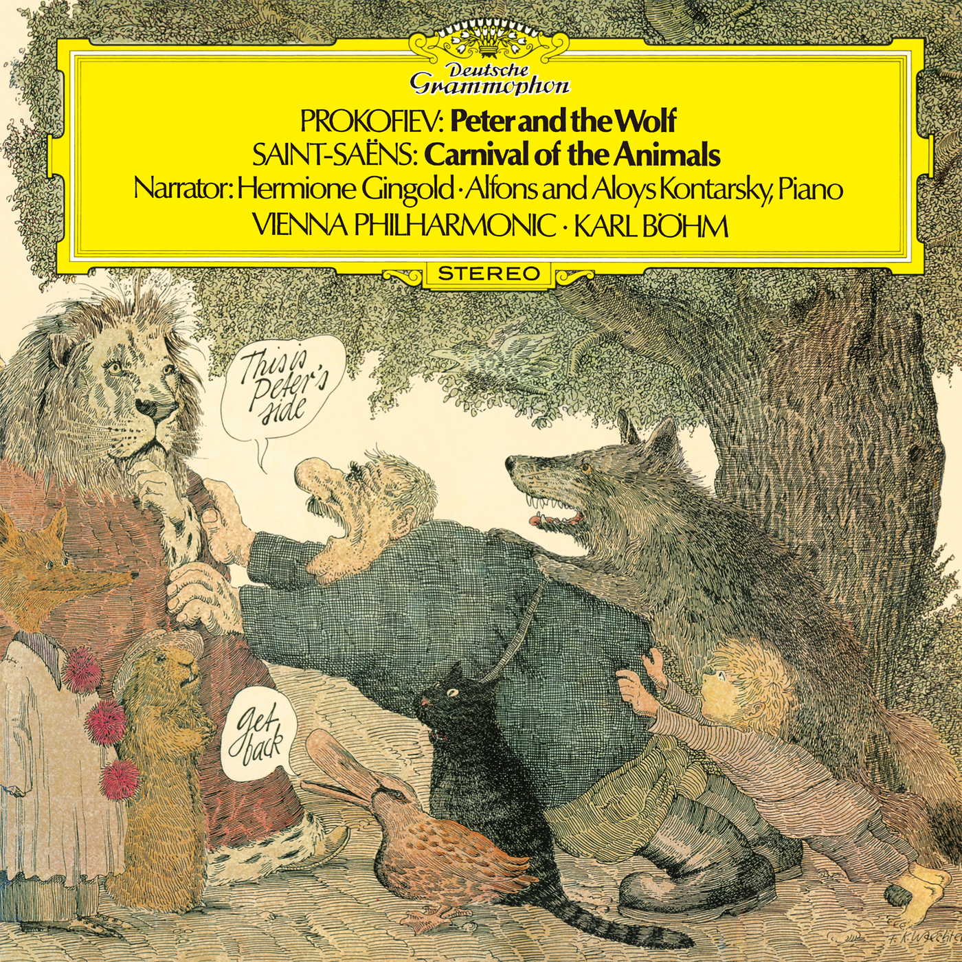 Hermione Gingold, Alfons Kontarsky, Aloys Kontarsky, Wiener Philharmoniker, Karl Böhm – Prokofiev： Peter and the Wolf ／ Saint-Saens： The Carnival of the Animals【DSD 64】-OppsUpro音乐帝国