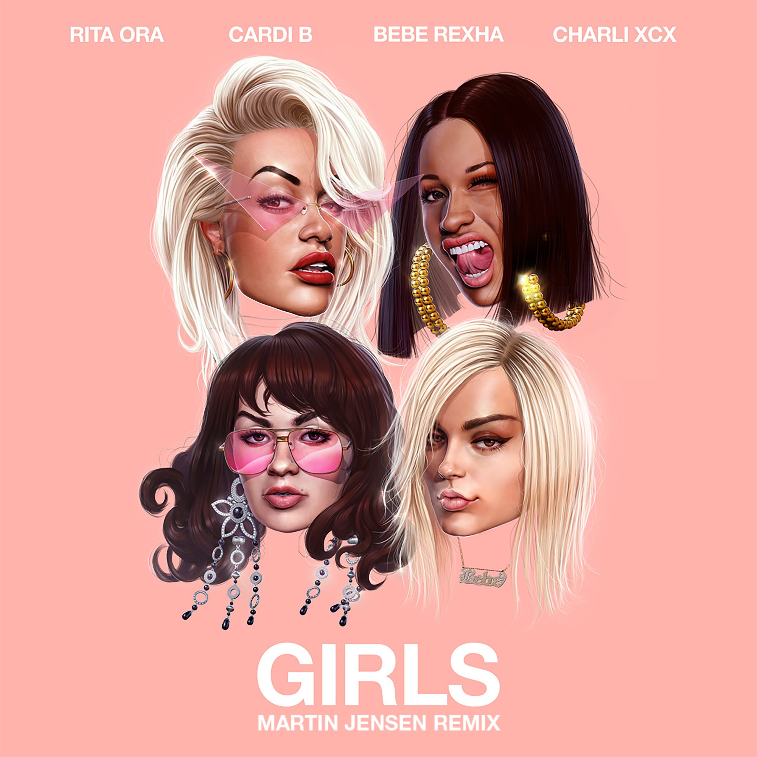 Rita Ora - Girls (feat. Cardi B, Bebe Rexha ＆ Charli XCX) (Martin Jensen Remix)【44.1kHz／16bit】德国区-OppsUpro音乐帝国