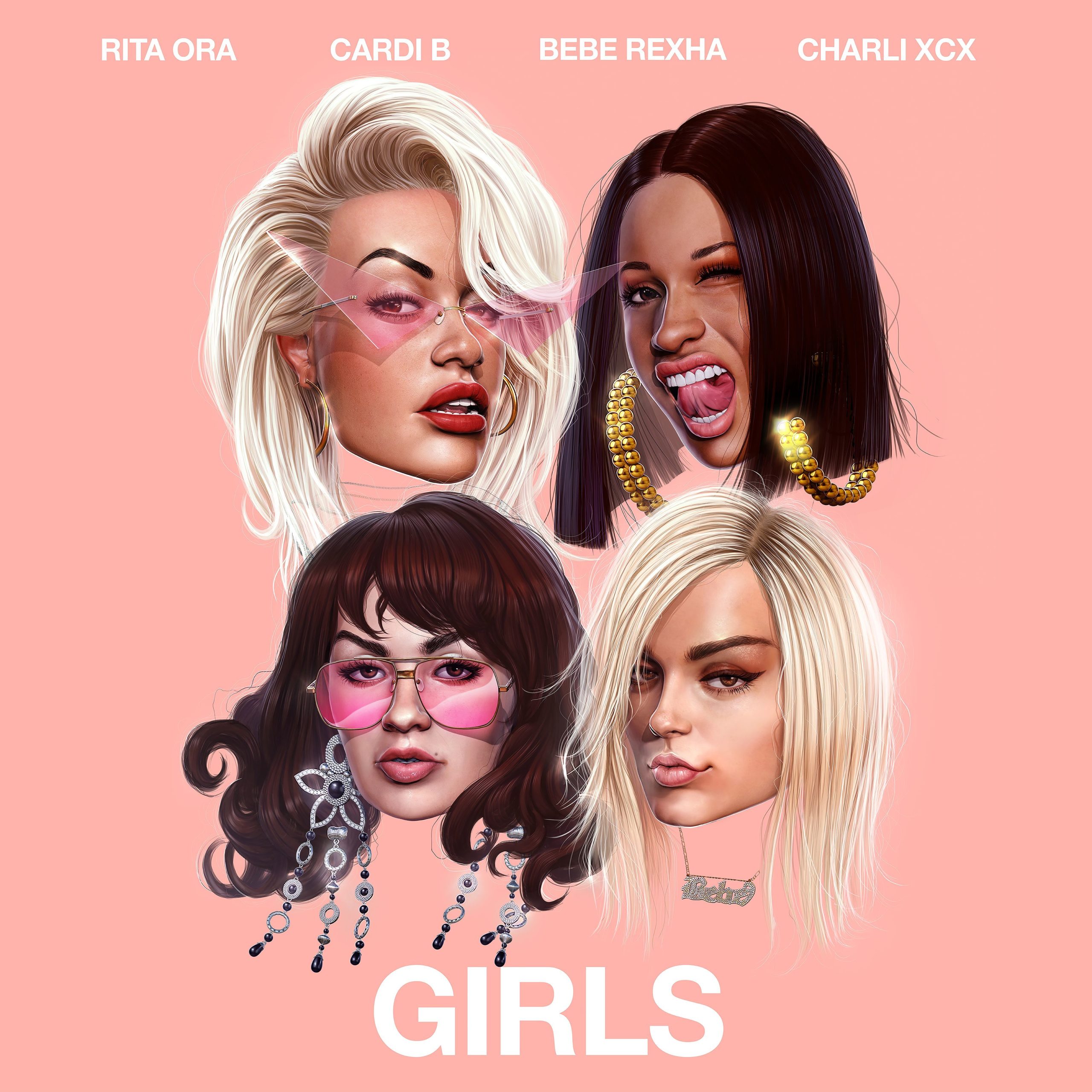 Rita Ora - Girls (feat. Cardi B, Bebe Rexha ＆ Charli XCX)Ⓔ【44.1kHz／16bit】德国区-OppsUpro音乐帝国