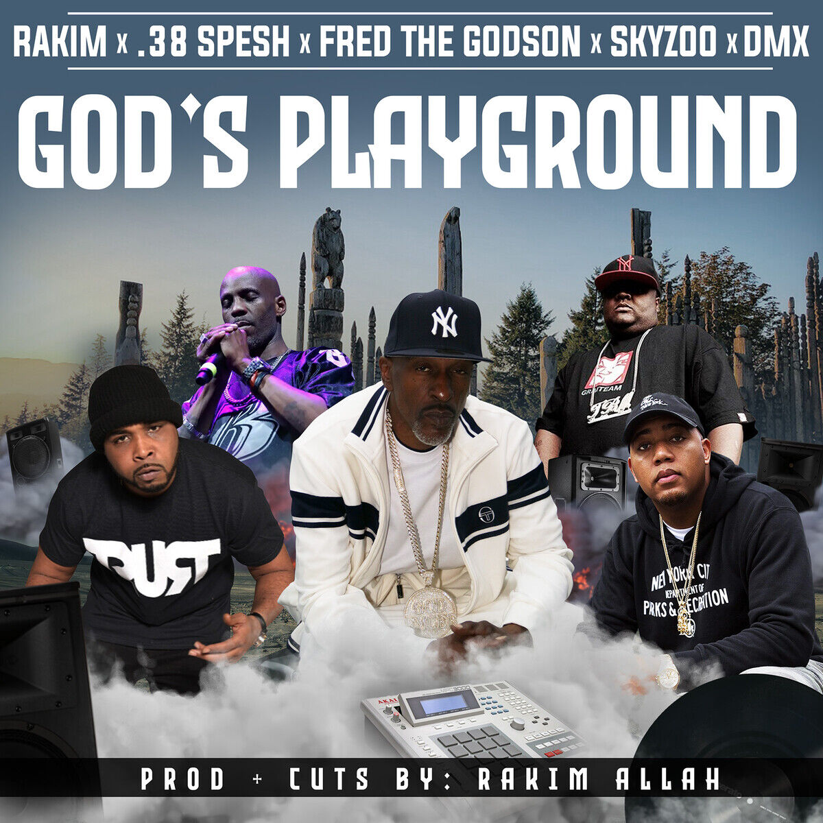 Rakim – GOD＇S PLAYGROUNDⒺ【44.1kHz／16bit】法国区-OppsUpro音乐帝国