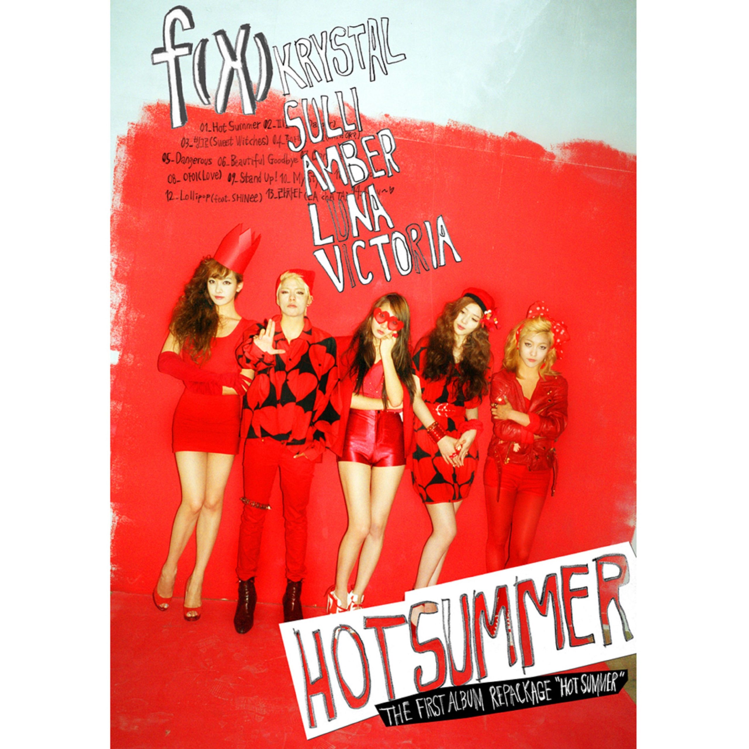 f(x) - Hot Summer - f(x) 1st Album Repackage【44.1kHz／16bit】法国区-OppsUpro音乐帝国