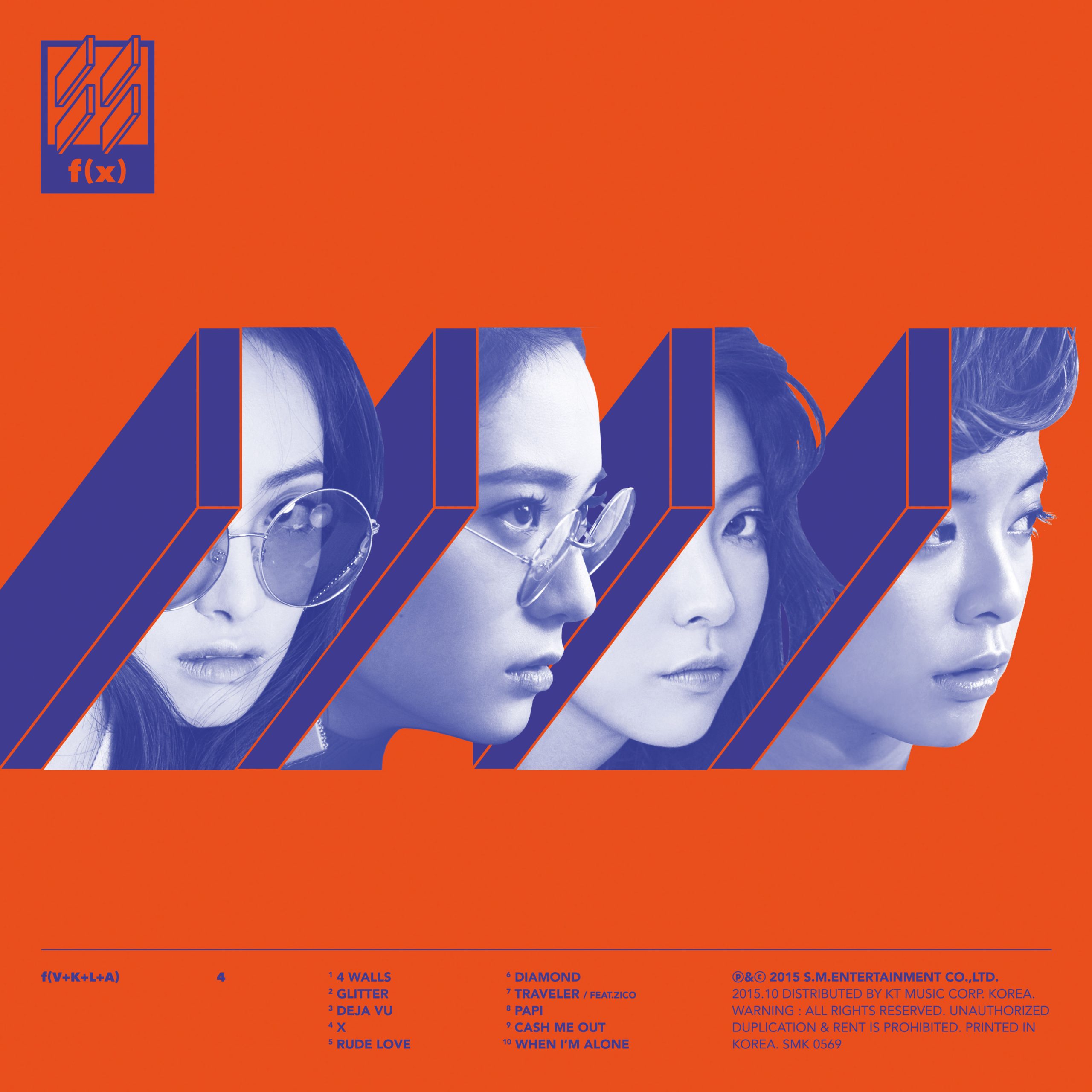 f(x) – 4 Walls – The 4th Album【44.1kHz／16bit】法国区-OppsUpro音乐帝国